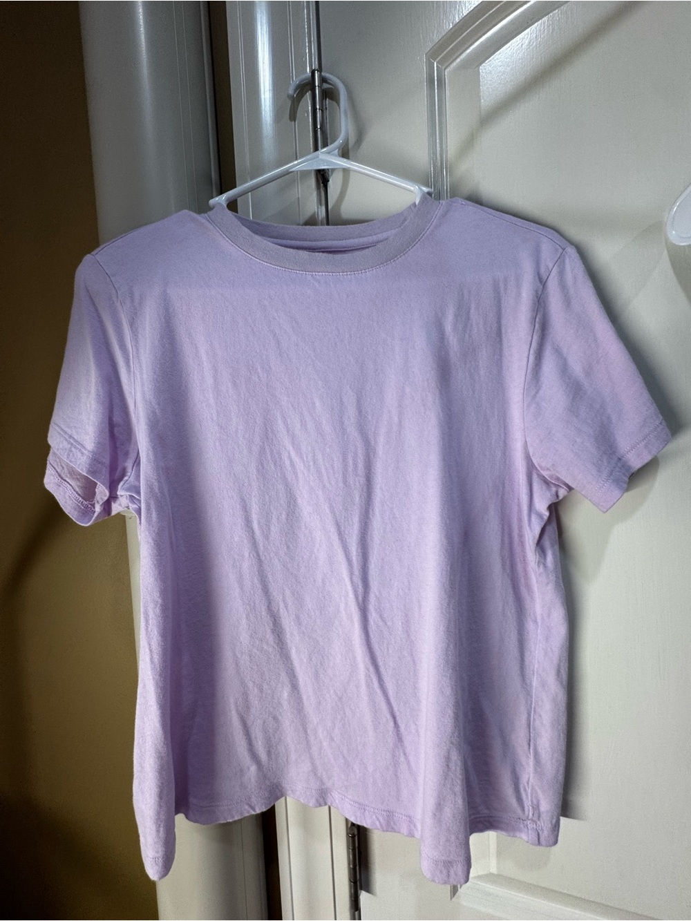 American Eagle Outfitters Light Lavender Short Sleeve Tee